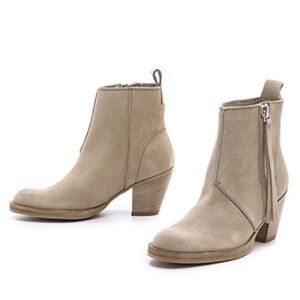 Acne Studios “Pistol” Women’s Suede Western Sz 37 Boho Ankle Boots